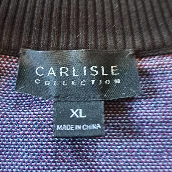 Carlisle Collection Lightweight Purple Pink Zip Jacket Plus XL - Picture 3 of 4